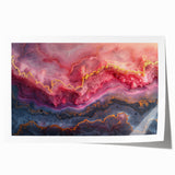 Glamorous Pink and Gold Abstract Wall Art – Luxury Modern Decor