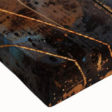 Glamorous Peacock Feather Wall Art – Luxury Black and Gold Decor