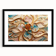 Glamorous Pastel and Gold Floral Wall Art – Luxury Modern Decor