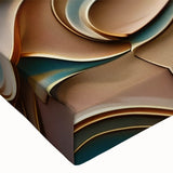 Glamorous Pastel and Gold Floral Wall Art – Luxury Modern Decor