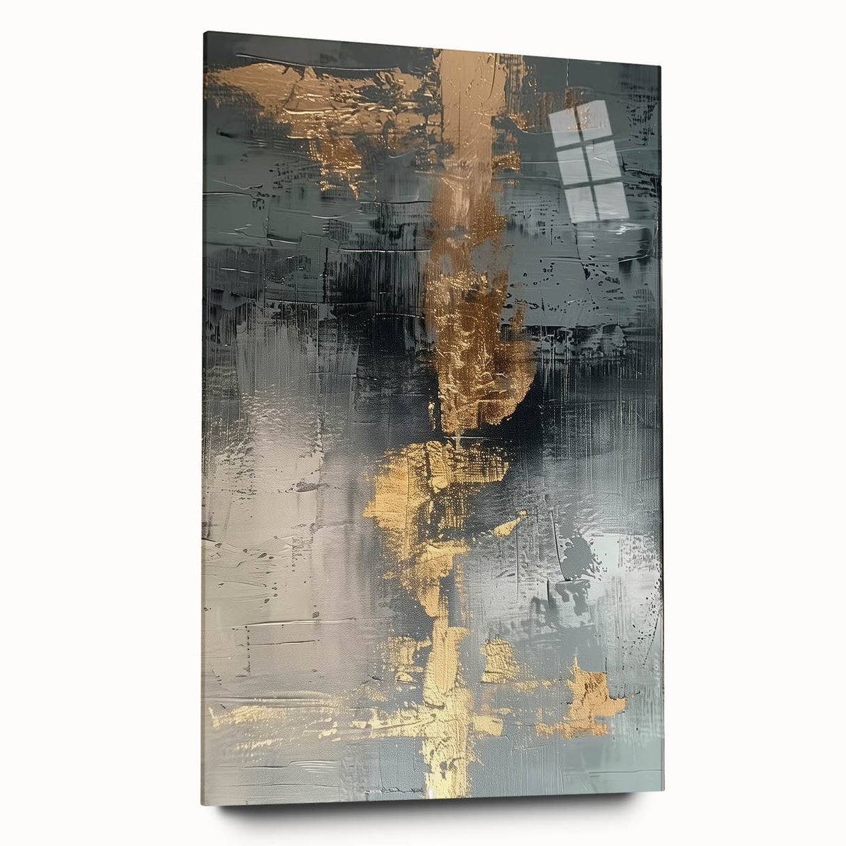 Glamorous Metallic Abstract Wall Art – Luxury Home Decor in Modern Glam