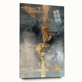 Glamorous Metallic Abstract Wall Art – Luxury Home Decor in Modern Glam