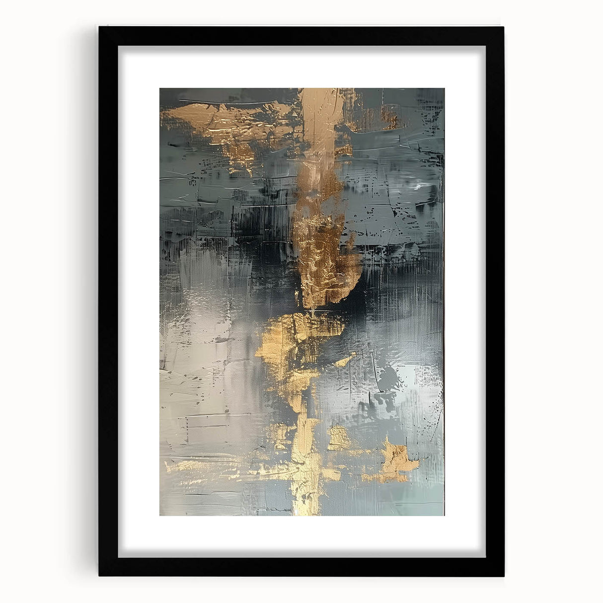 Glamorous Metallic Abstract Wall Art – Luxury Home Decor in Modern Glam