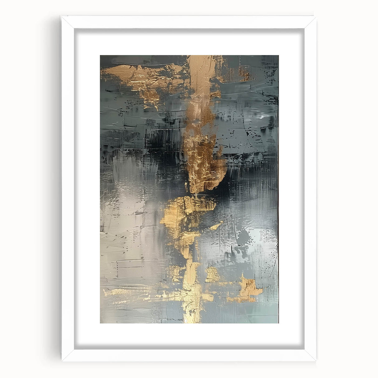 Glamorous Metallic Abstract Wall Art – Luxury Home Decor in Modern Glam