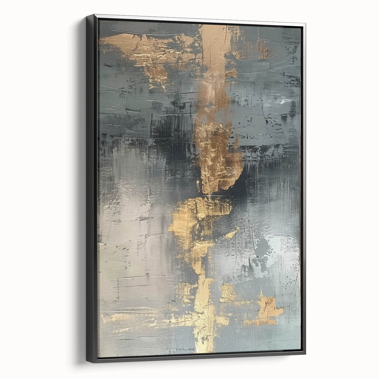 Glamorous Metallic Abstract Wall Art – Luxury Home Decor in Modern Glam