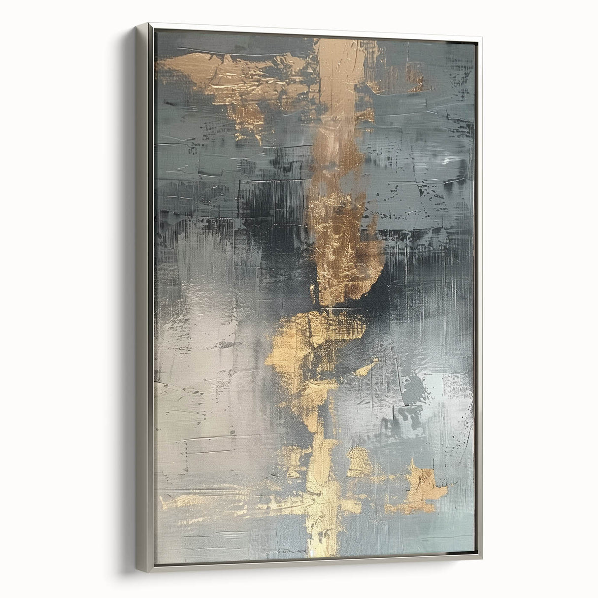 Glamorous Metallic Abstract Wall Art – Luxury Home Decor in Modern Glam