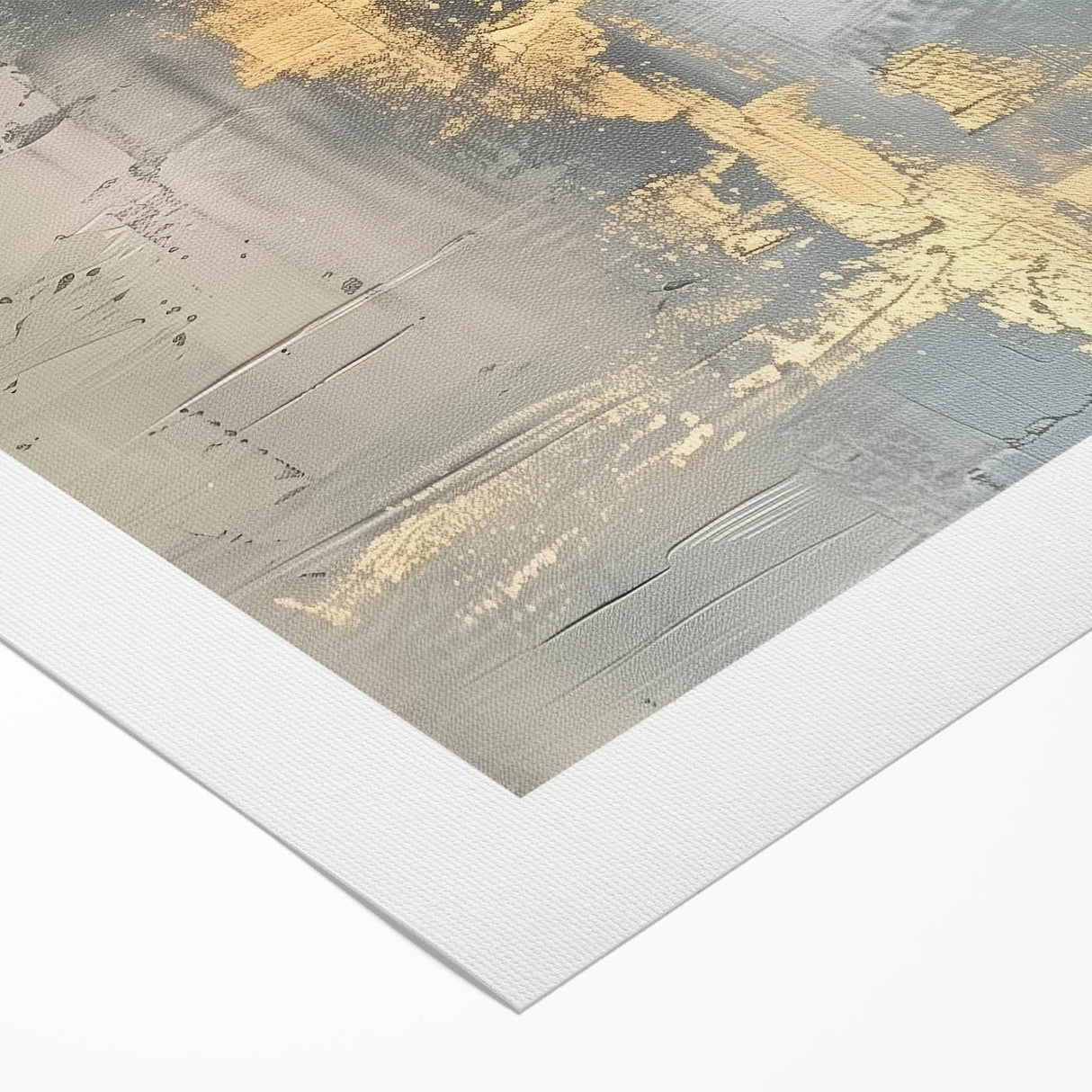 Glamorous Metallic Abstract Wall Art – Luxury Home Decor in Modern Glam