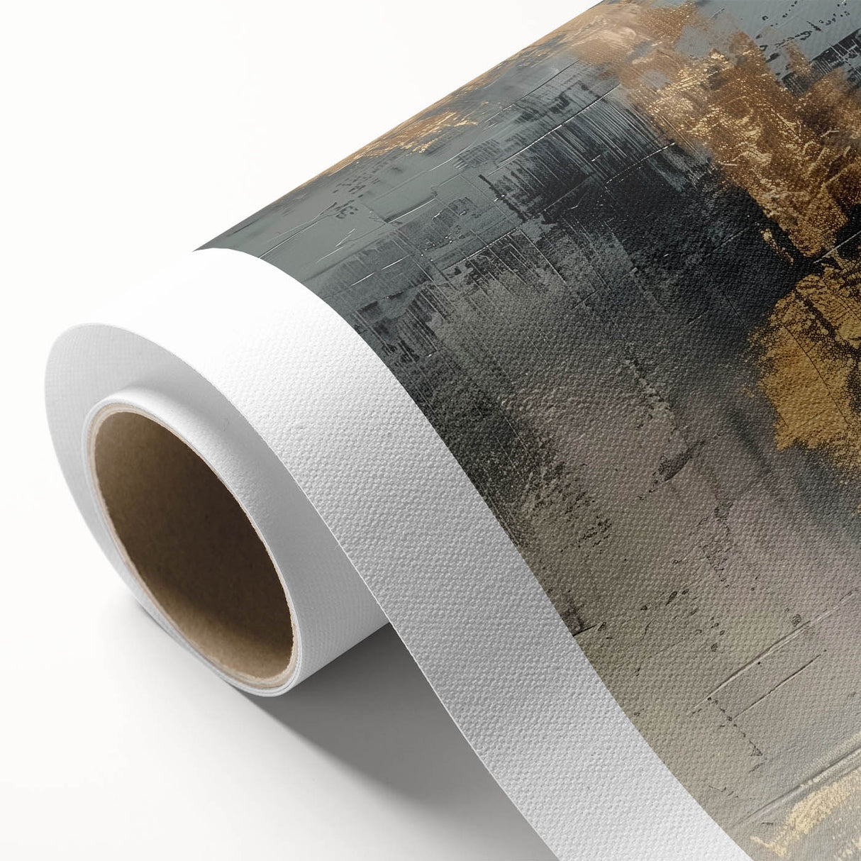 Glamorous Metallic Abstract Wall Art – Luxury Home Decor in Modern Glam