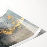Glamorous Metallic Abstract Wall Art – Luxury Home Decor in Modern Glam