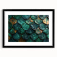 Glamorous Green and Gold Abstract Leaf Wall Art – Luxury Modern Decor