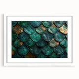 Glamorous Green and Gold Abstract Leaf Wall Art – Luxury Modern Decor