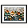 Glamorous Floral Wall Art in Green, Gold, and Earth Tones – Modern Decor