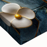 Glamorous Floral Wall Art in Green, Gold, and Earth Tones – Modern Decor