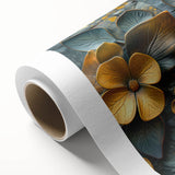 Glamorous Gold and Green Floral Wall Art – Luxury Nature-Inspired Decor