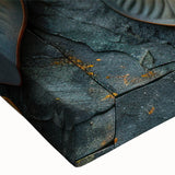 Glamorous Gold and Green Floral Wall Art – Luxury Nature-Inspired Decor