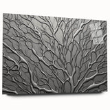 Modern Silver Tree Branch Wall Art – Glamorous Nature-Inspired Decor