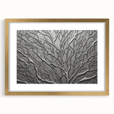 Modern Silver Tree Branch Wall Art – Glamorous Nature-Inspired Decor