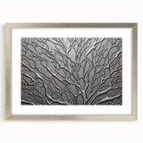 Modern Silver Tree Branch Wall Art – Glamorous Nature-Inspired Decor
