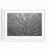 Modern Silver Tree Branch Wall Art – Glamorous Nature-Inspired Decor