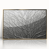 Modern Silver Tree Branch Wall Art – Glamorous Nature-Inspired Decor