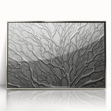 Modern Silver Tree Branch Wall Art – Glamorous Nature-Inspired Decor