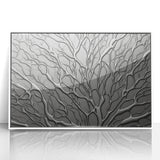 Modern Silver Tree Branch Wall Art – Glamorous Nature-Inspired Decor