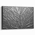 Modern Silver Tree Branch Wall Art – Glamorous Nature-Inspired Decor