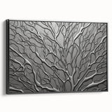 Modern Silver Tree Branch Wall Art – Glamorous Nature-Inspired Decor