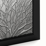 Modern Silver Tree Branch Wall Art – Glamorous Nature-Inspired Decor