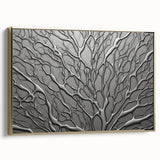 Modern Silver Tree Branch Wall Art – Glamorous Nature-Inspired Decor