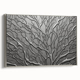 Modern Silver Tree Branch Wall Art – Glamorous Nature-Inspired Decor