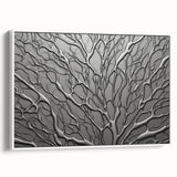 Modern Silver Tree Branch Wall Art – Glamorous Nature-Inspired Decor