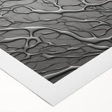 Modern Silver Tree Branch Wall Art – Glamorous Nature-Inspired Decor