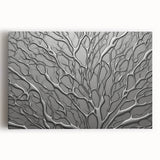 Modern Silver Tree Branch Wall Art – Glamorous Nature-Inspired Decor