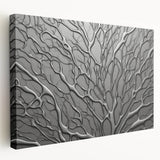 Modern Silver Tree Branch Wall Art – Glamorous Nature-Inspired Decor