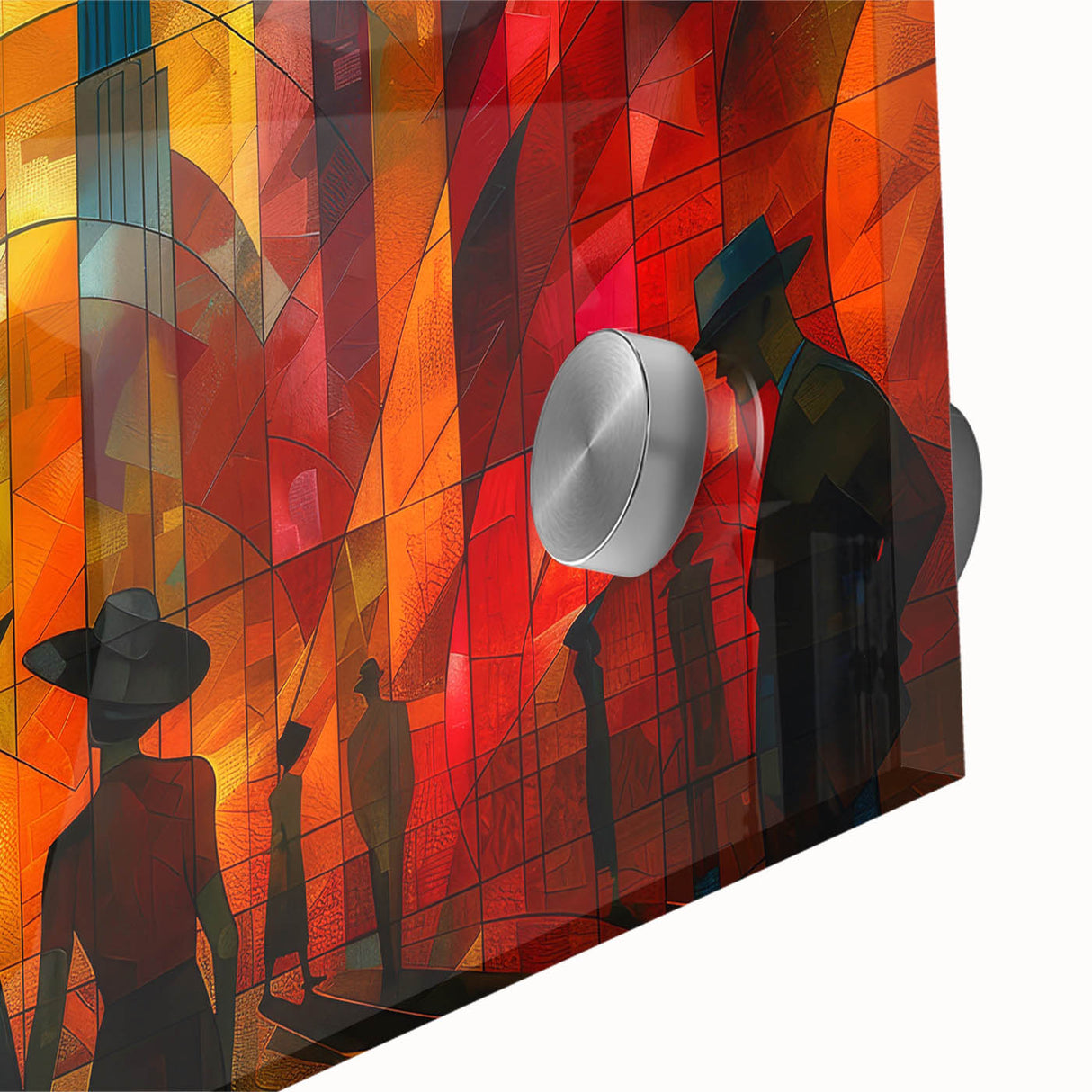 Glam Abstract Cityscape Wall Art – Chic Modern Glamorous Decor
