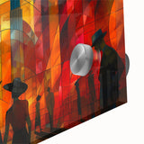 Glam Abstract Cityscape Wall Art – Chic Modern Glamorous Decor