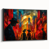 Glam Abstract Cityscape Wall Art – Chic Modern Glamorous Decor