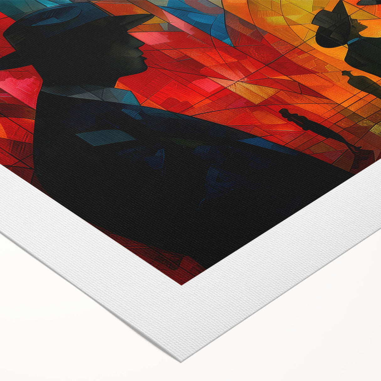 Glam Abstract Cityscape Wall Art – Chic Modern Glamorous Decor
