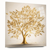 Golden Tree of Life Glam Wall Art – Luxury Home Decor in Modern Style