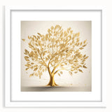 Golden Tree of Life Glam Wall Art – Luxury Home Decor in Modern Style