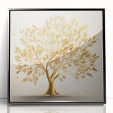 Golden Tree of Life Glam Wall Art – Luxury Home Decor in Modern Style