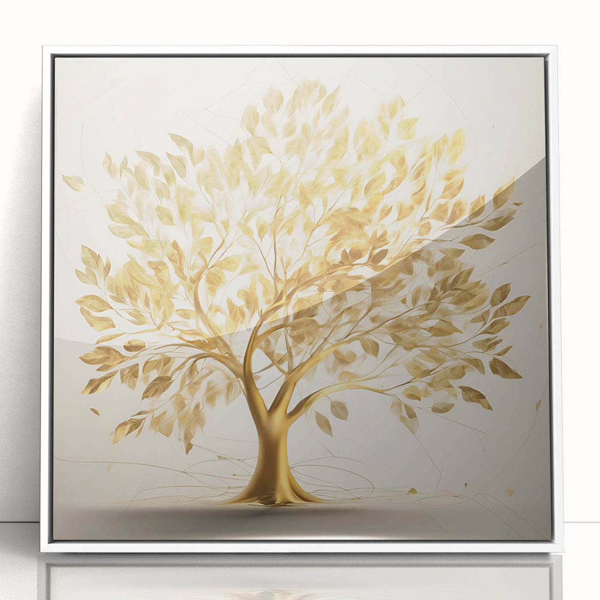 Golden Tree of Life Glam Wall Art – Luxury Home Decor in Modern Style