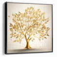 Golden Tree of Life Glam Wall Art – Luxury Home Decor in Modern Style