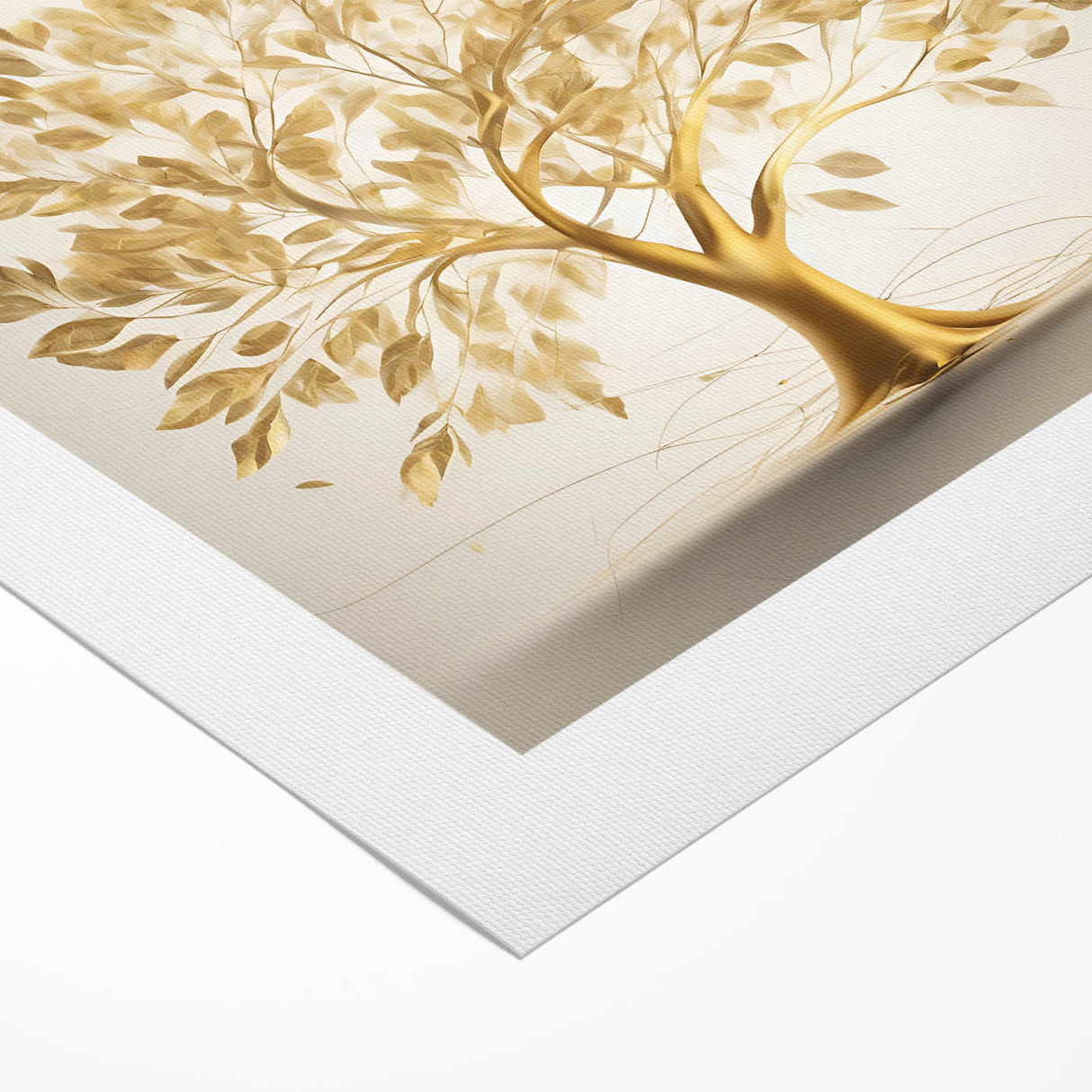 Golden Tree of Life Glam Wall Art – Luxury Home Decor in Modern Style