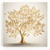 Golden Tree of Life Glam Wall Art – Luxury Home Decor in Modern Style
