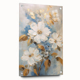 Floral Glam Wall Art - Elegant Chic Decor for Luxury Home Interiors