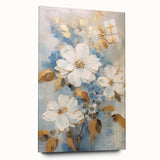Floral Glam Wall Art - Elegant Chic Decor for Luxury Home Interiors