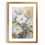 Floral Glam Wall Art - Elegant Chic Decor for Luxury Home Interiors