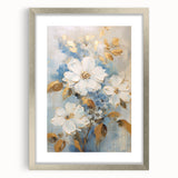 Floral Glam Wall Art - Elegant Chic Decor for Luxury Home Interiors
